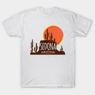 Vintage Sedona, Arizona Desert Sun Vortex Traveler T-Shirt